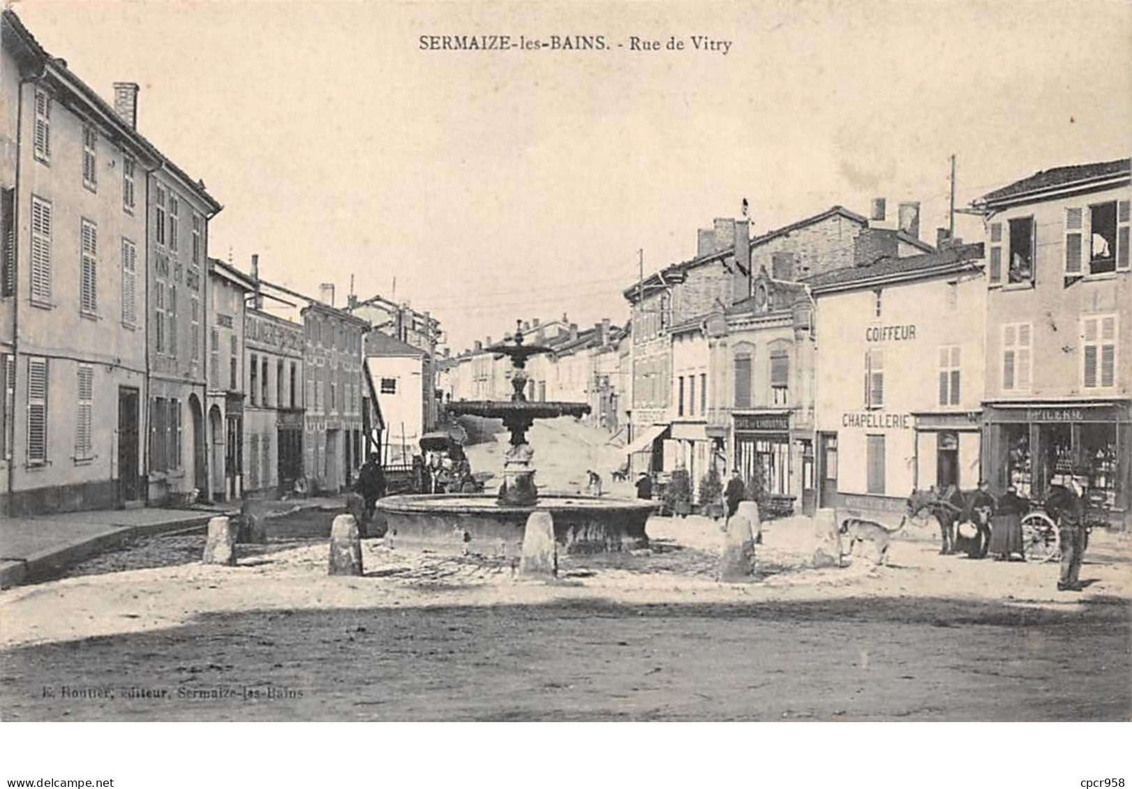 51. N° 54968.sermaize Les Bains.rue De Vitry - Sermaize-les-Bains