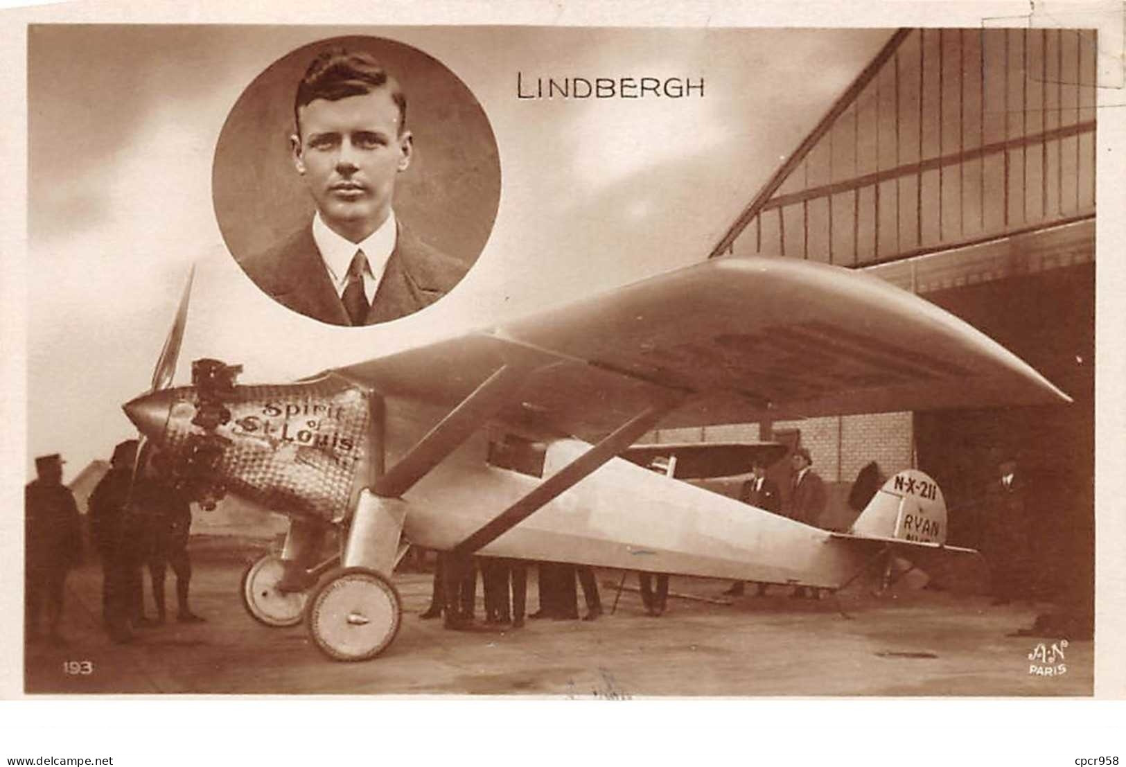 Aviation.n°58225.lindbergh - Aviateurs