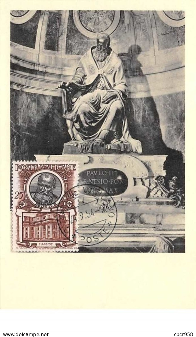 Vatican.n°57730.basilica Vaticana.monumento A Paolo III ..carte Maximum - Vatikanstadt