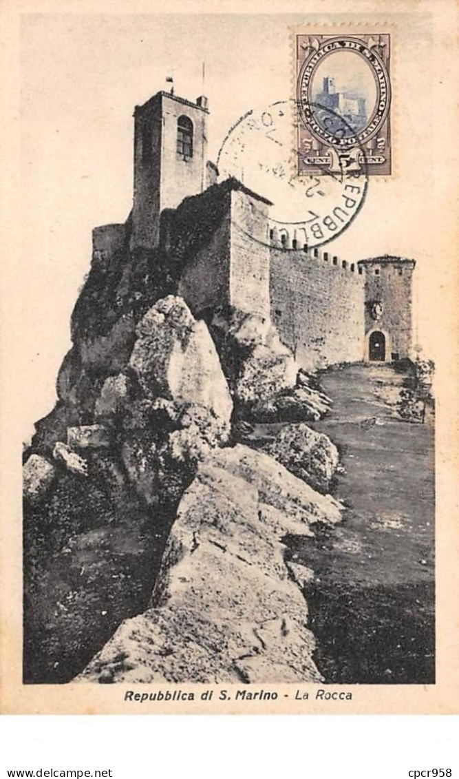 Saint Marin.n°57739.la Rocca.carte Maximum - Saint-Marin