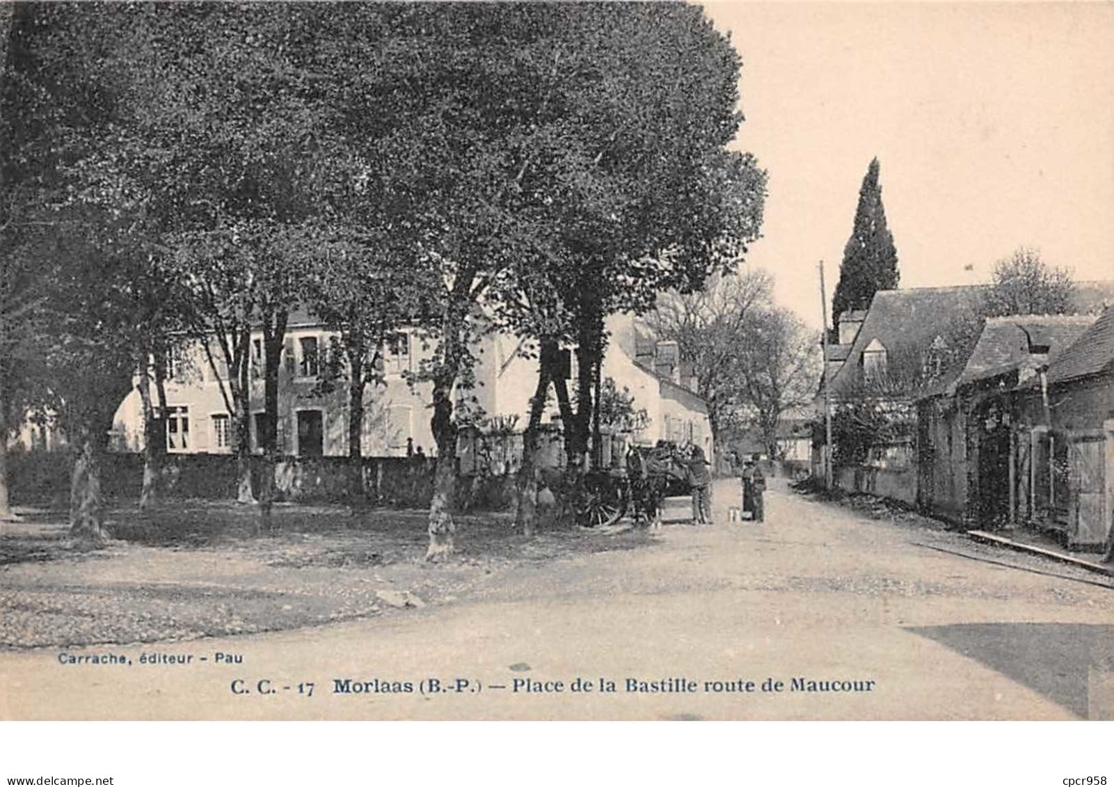 64.n°56184.morlaas.place De La Bastille Route De Maucour - Morlaas