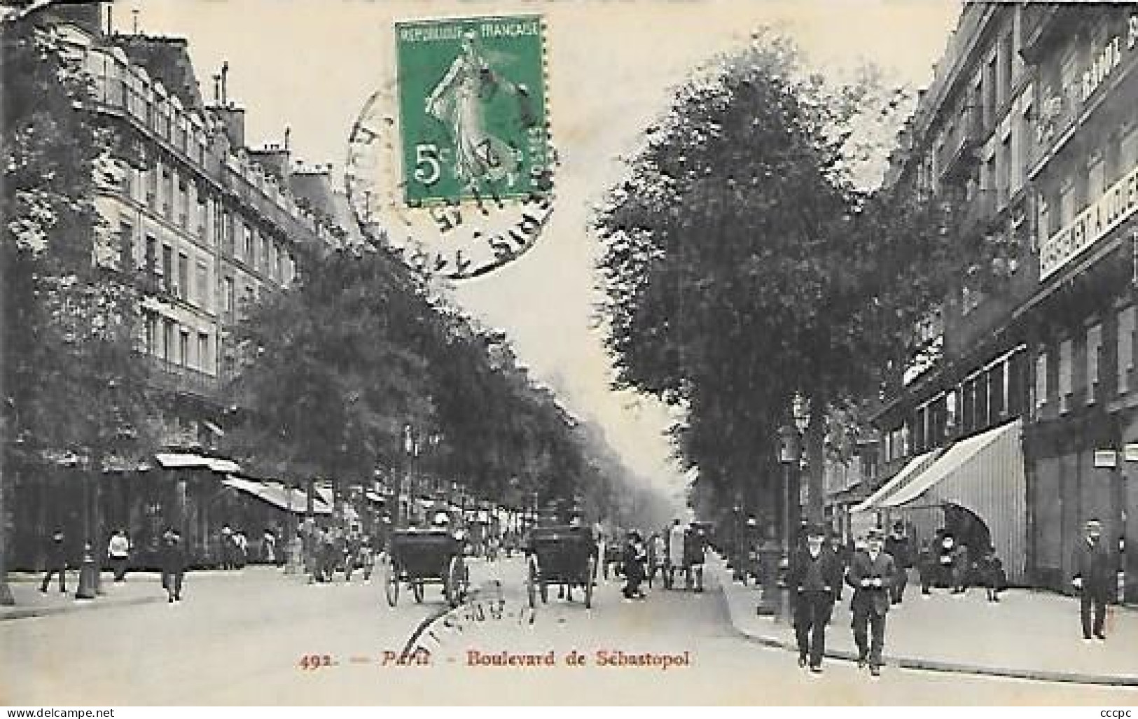 CPA Paris 03 Boulevard De Sébastopol - Arrondissement: 03
