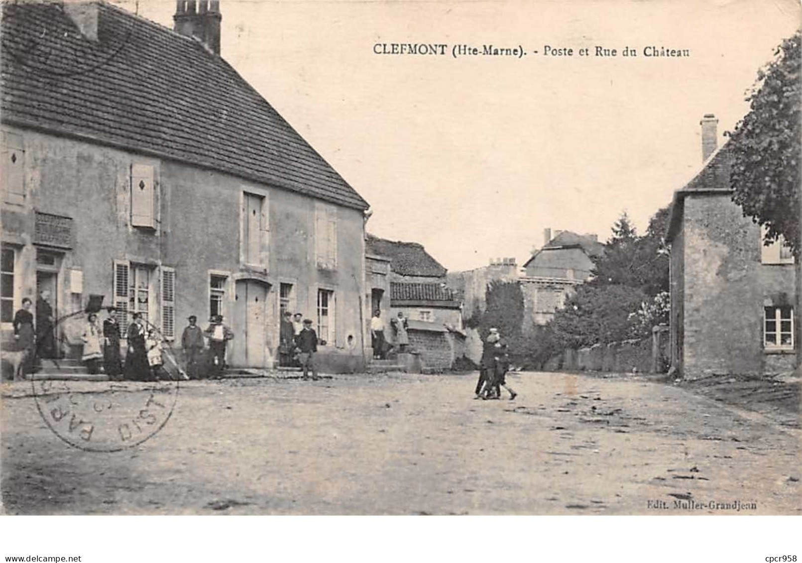 52.n°55967.clefmont.posteet Rue Du Chateau - Clefmont