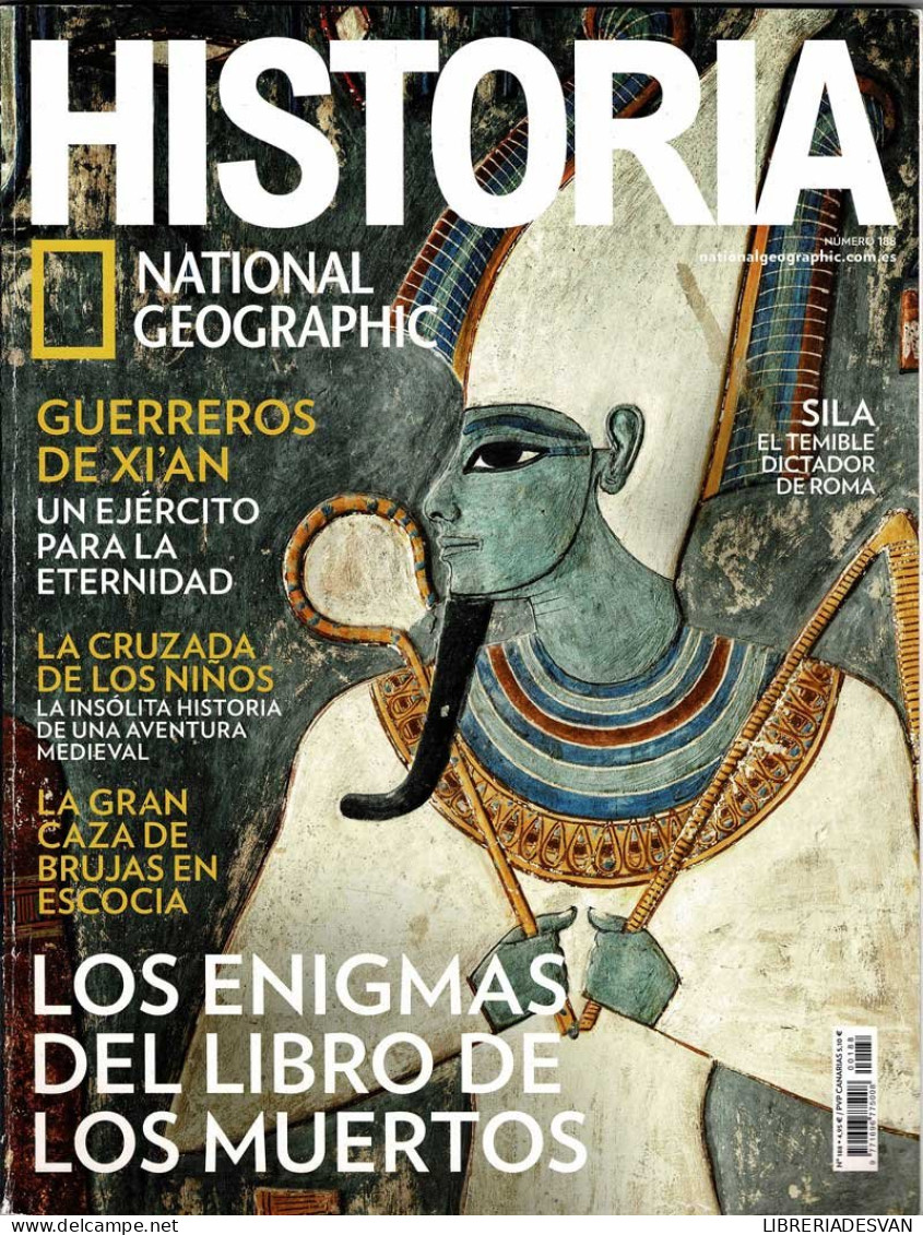 Revista Historia National Geographic Nº 188. El Libro De Los Muertos. Caza De Brujas En Escocia - Non Classificati