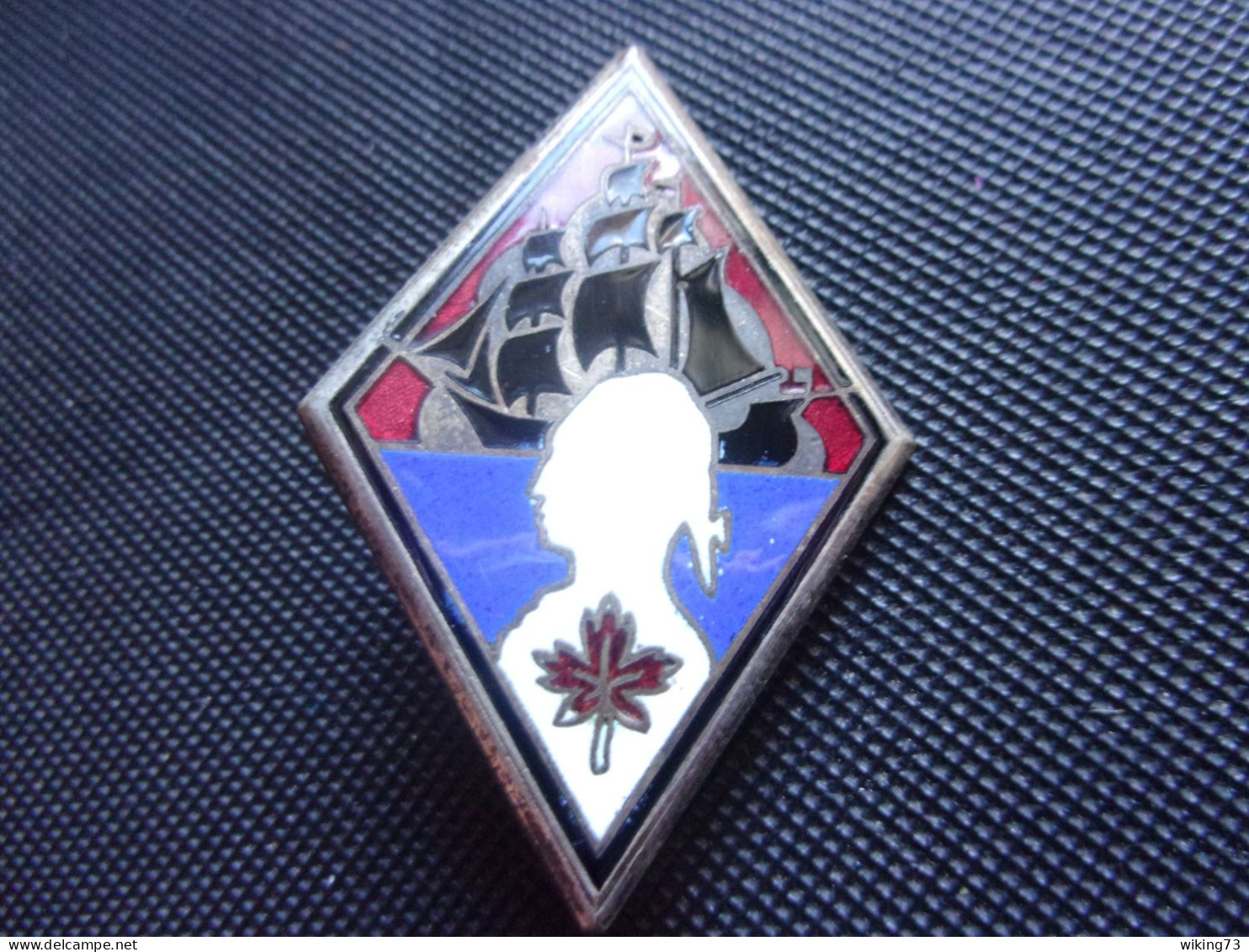 Insigne Chantiers De La Jeunesse Française Groupement N° 36 " Montcalm "- CJF - Esercito