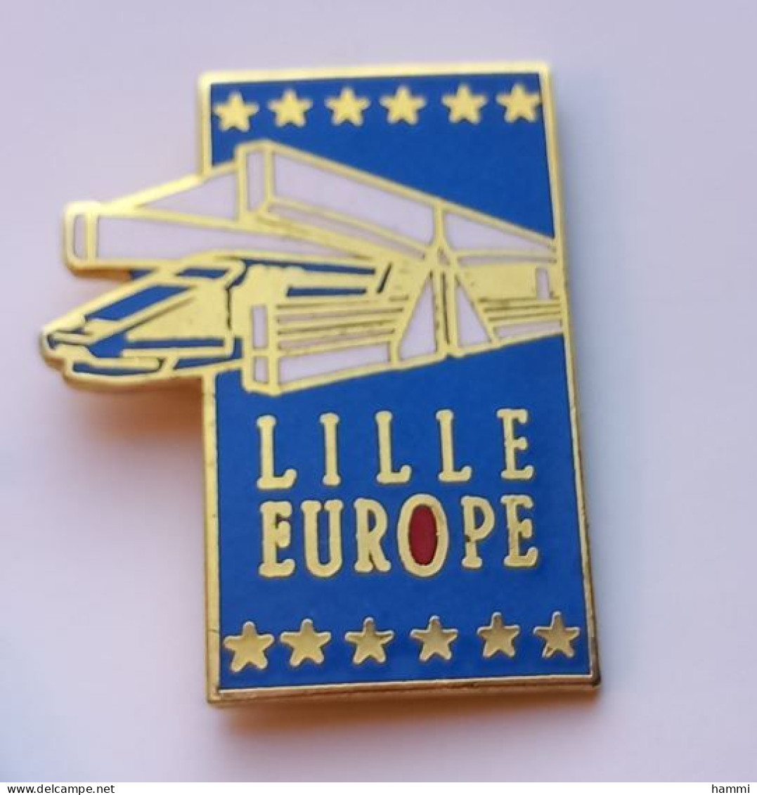 N59 Pin's SNCF TGV Lille Europe Qualité EGF Achat Immédiat - TGV