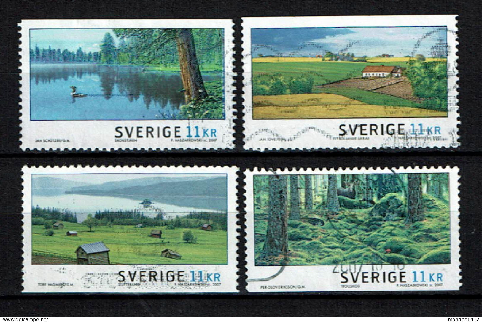 Sweden 2007 - Paysages En été, Summer Landscapes  - Used - Usati