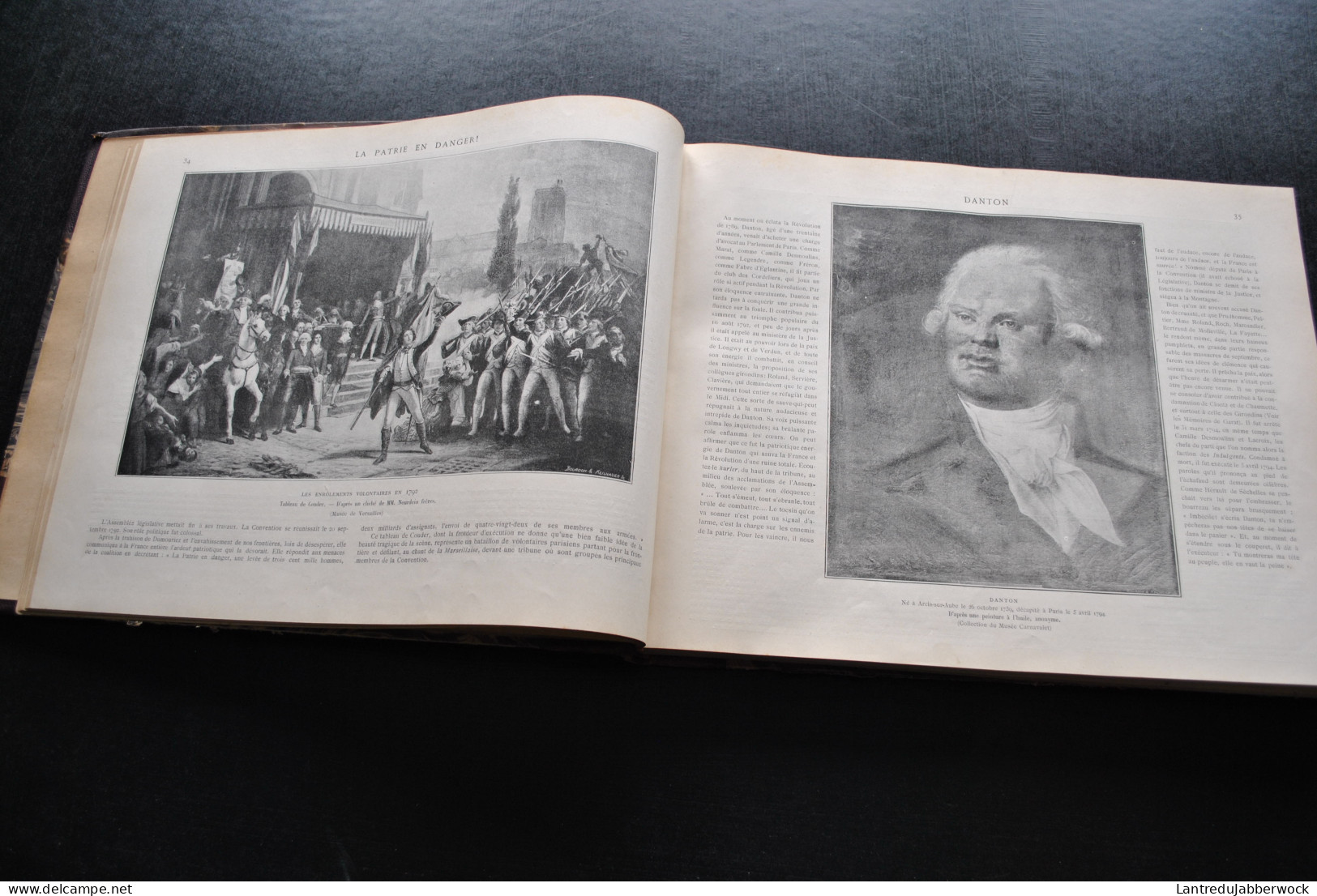 DAYOT Armand Histoire contemporaine 1789 1872 par l'image d'après des documents du temps Reliure cuir illustration