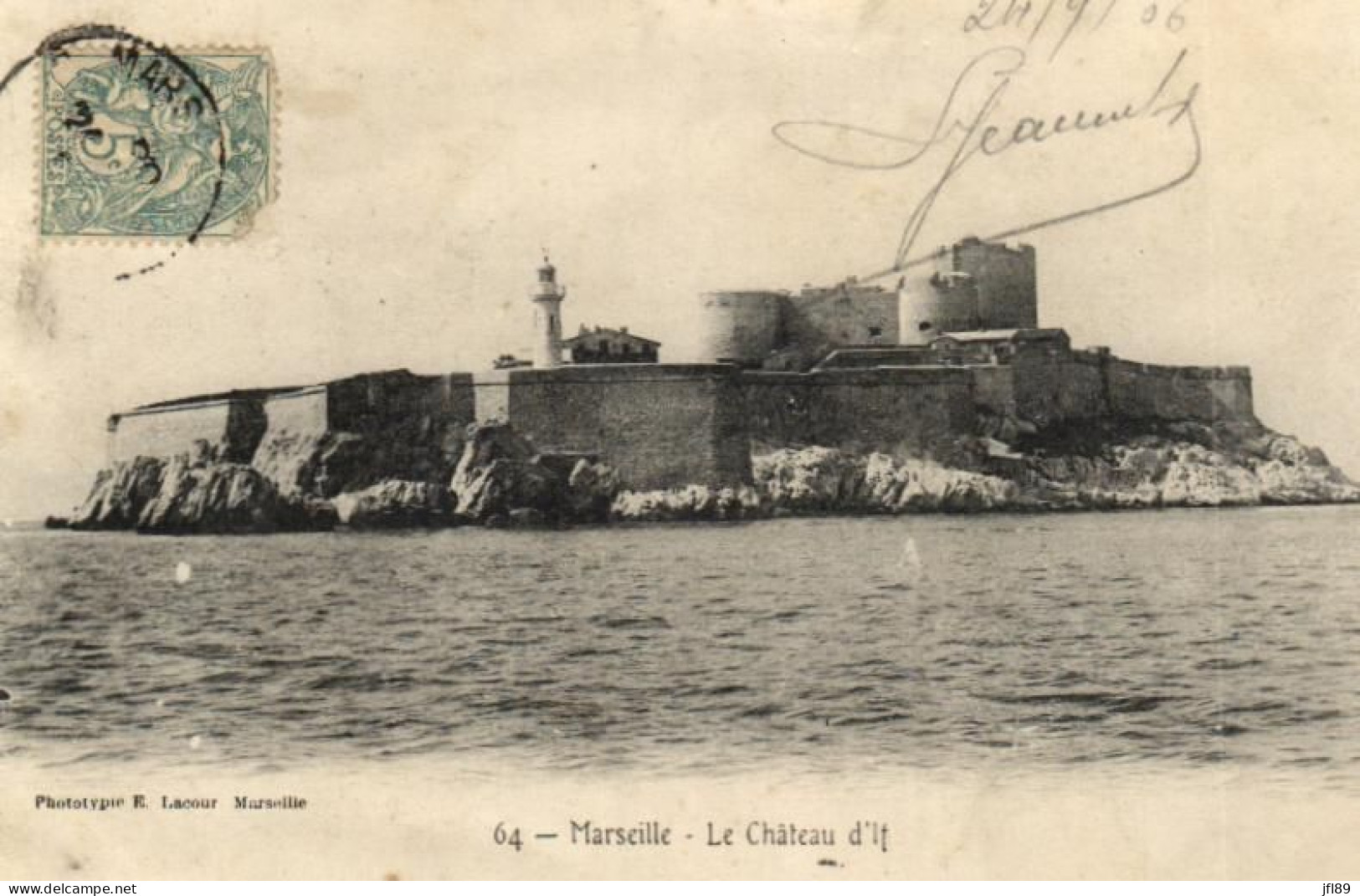 13 - Bouches-du-Rhône - Marseille - Le Chateau D'If - 6250 - Château D'If, Frioul, Iles ...
