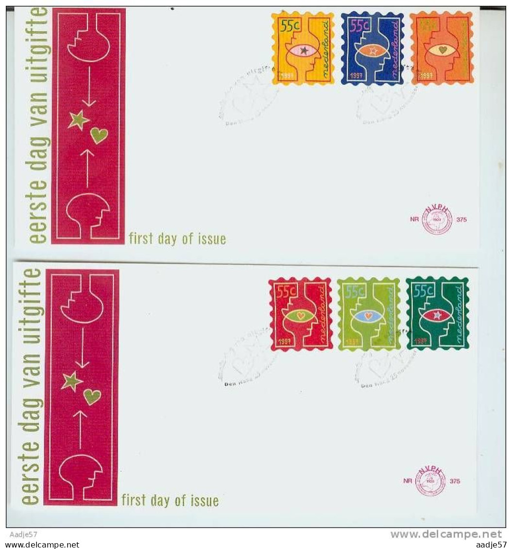 Netherlands FDC 1997 Christmas (2 Env.) - Covers & Documents