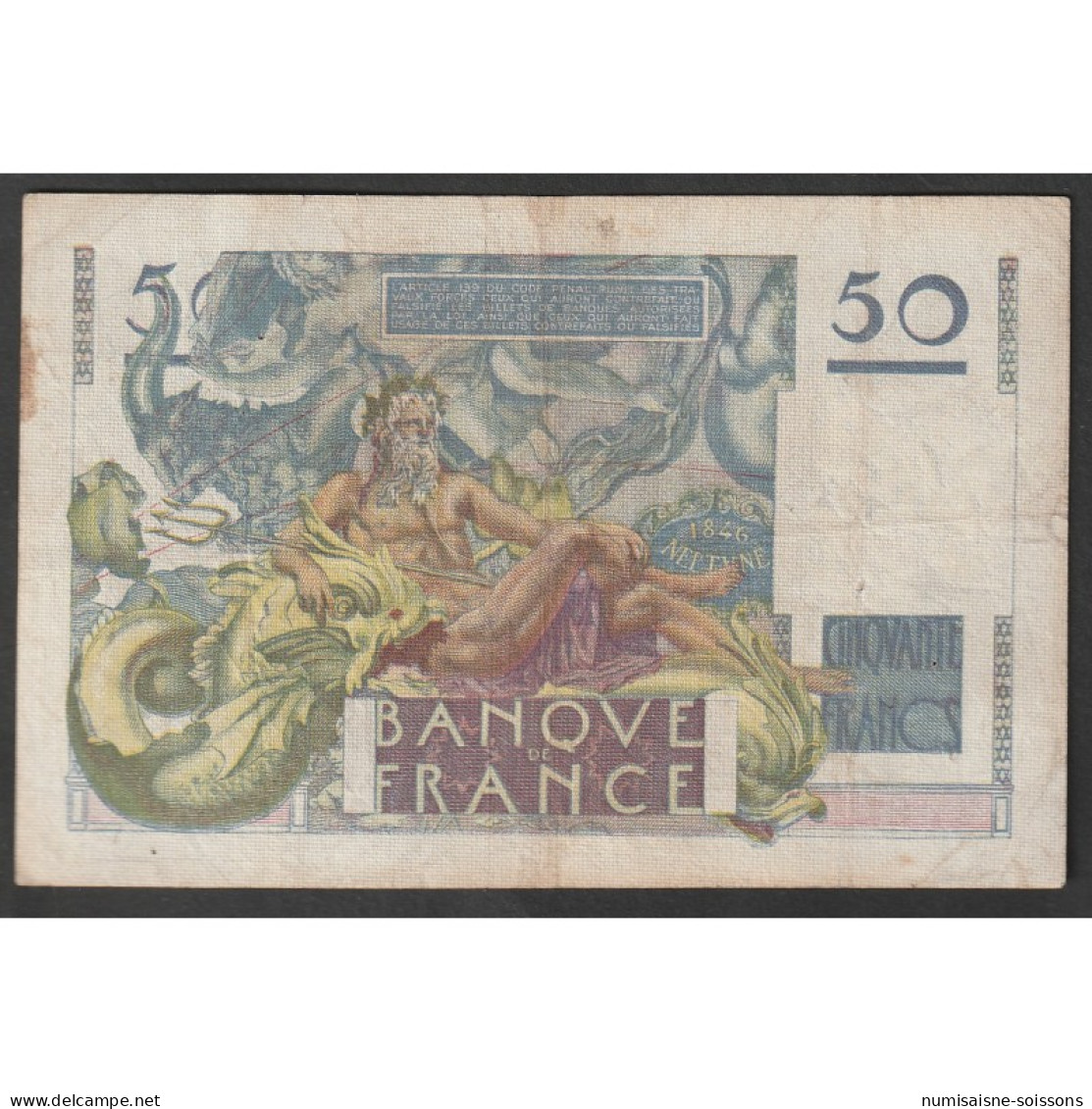 FAY 20/05 - 50 FRANCS LE VERRIER - 31/05/1946 - L.26 - PICK 127 - TB+ - 50 F 1946-1951 ''Le Verrier''