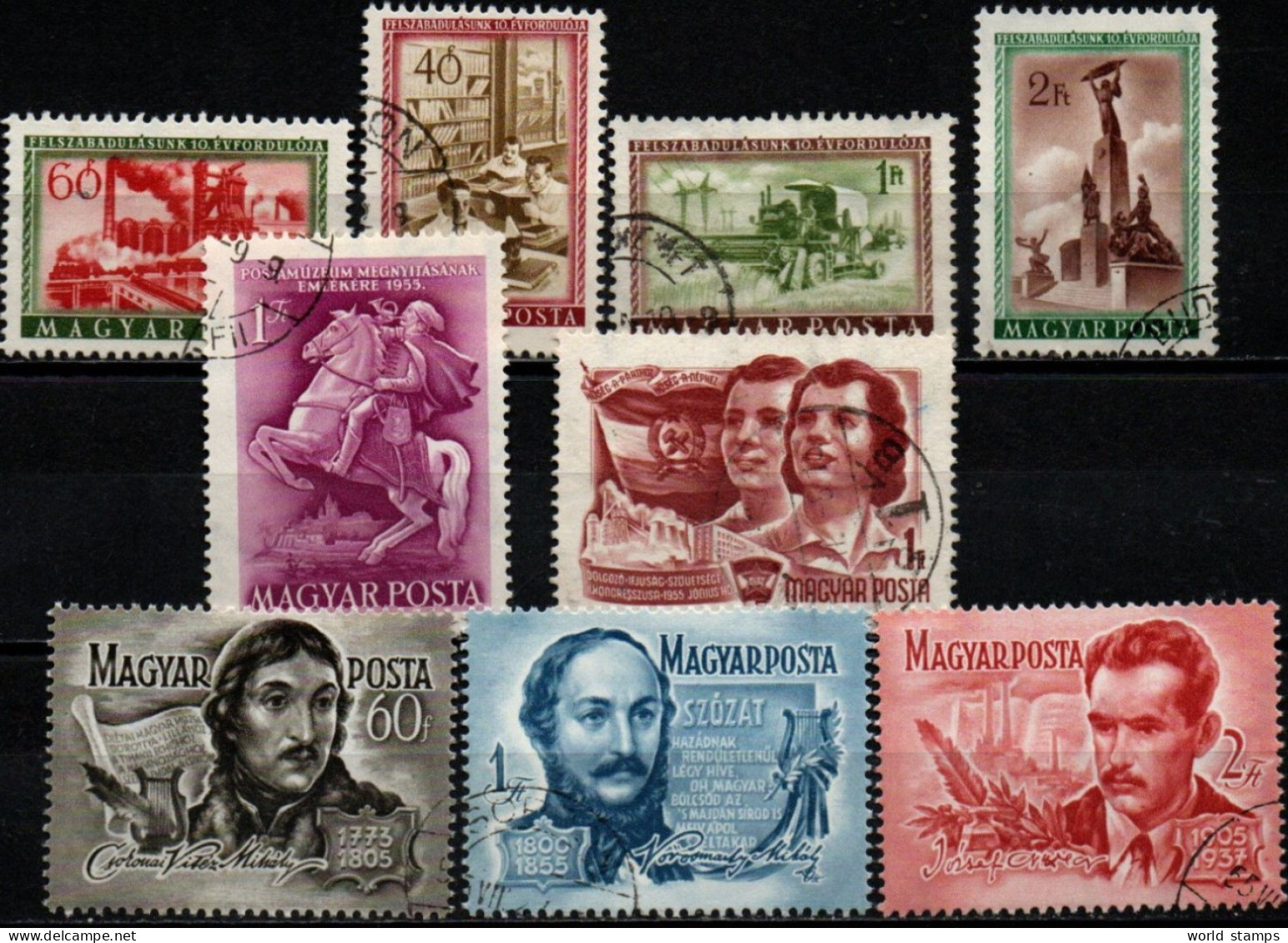 HONGRIE 1955 O - Used Stamps