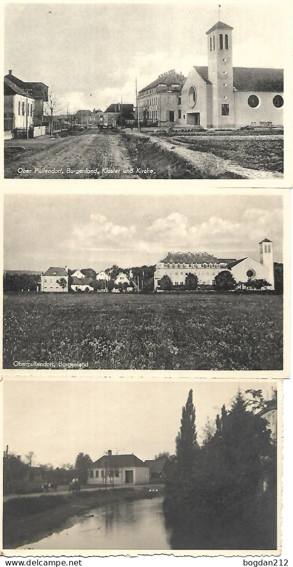 1920/40 - OBERPULLENDORF  , 3 Stk.   Gute Zustand,  4 Scan - Oberwart