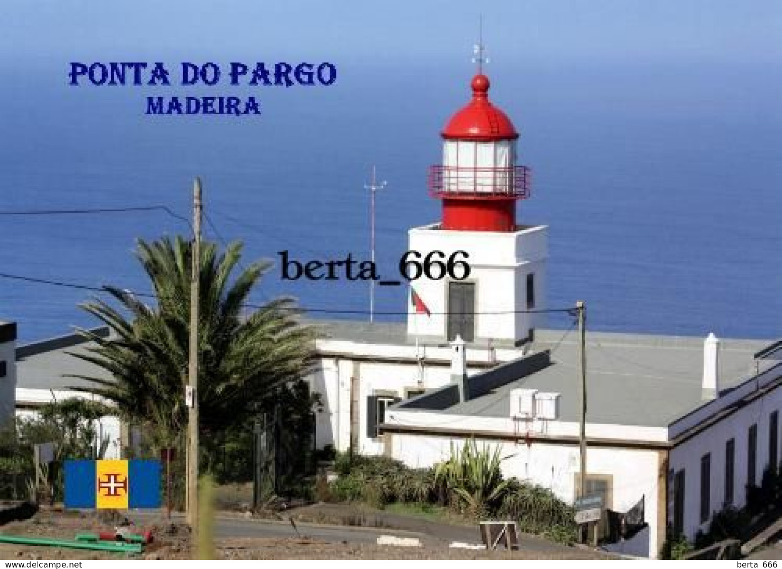 Portugal Madeira Ponta Do Pargo Lighthouse New Postcard - Evora