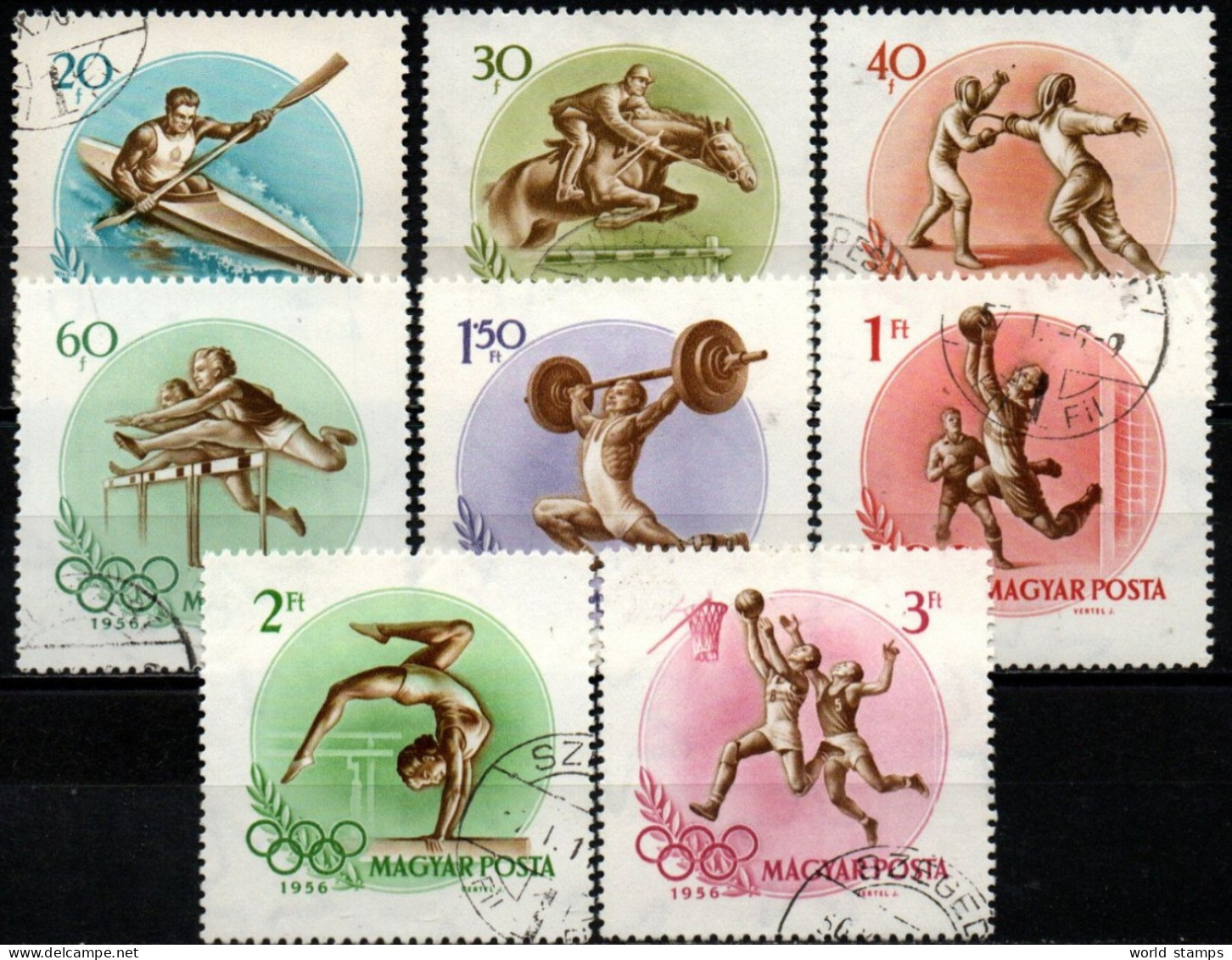 HONGRIE 1956 O - Used Stamps