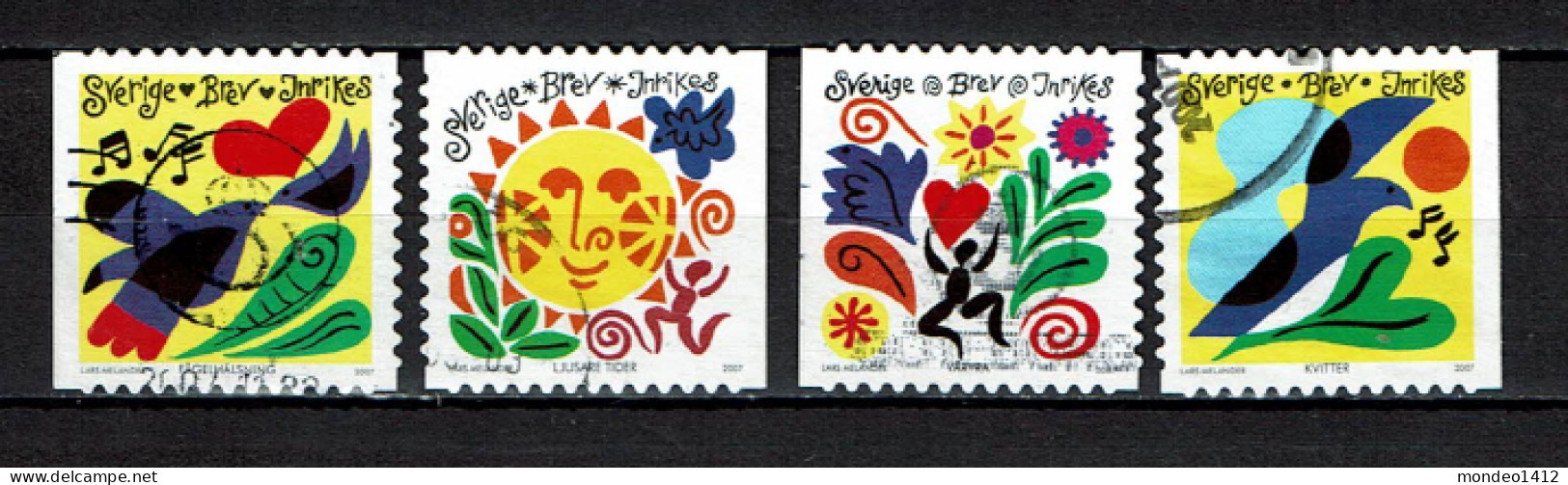 Sweden 2007 - Le Printemps Vu Par Des Yeux D'Artiste, Spring Feelings  - Used - Used Stamps