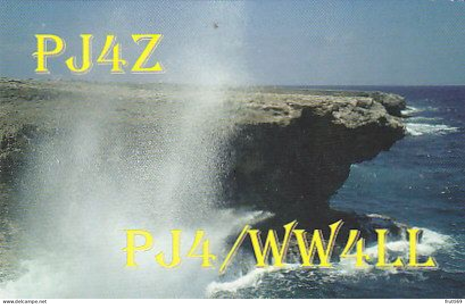 AK 212262 QSL - Bonaire - Radio Amatoriale