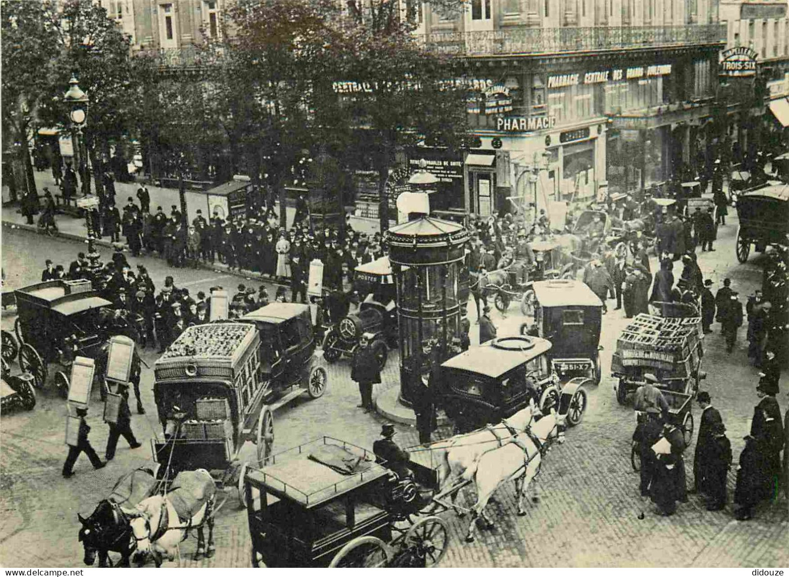 Reproduction CPA - 75 Paris - Kiosque - Signal - Automobiles - Paris Les Années Folles - 14 - CPM - Carte Neuve - Voir S - Zonder Classificatie