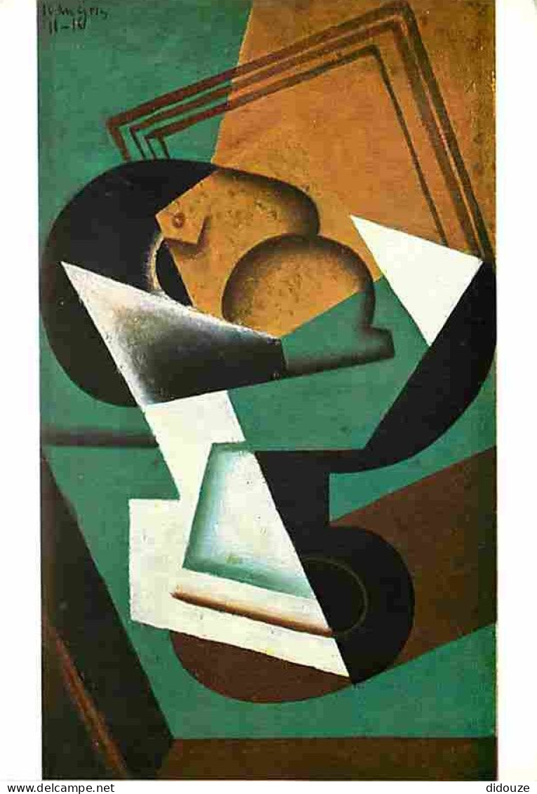 Art - Peinture - Juan Gris - Plat De Fruits - CPM - Voir Scans Recto-Verso - Malerei & Gemälde