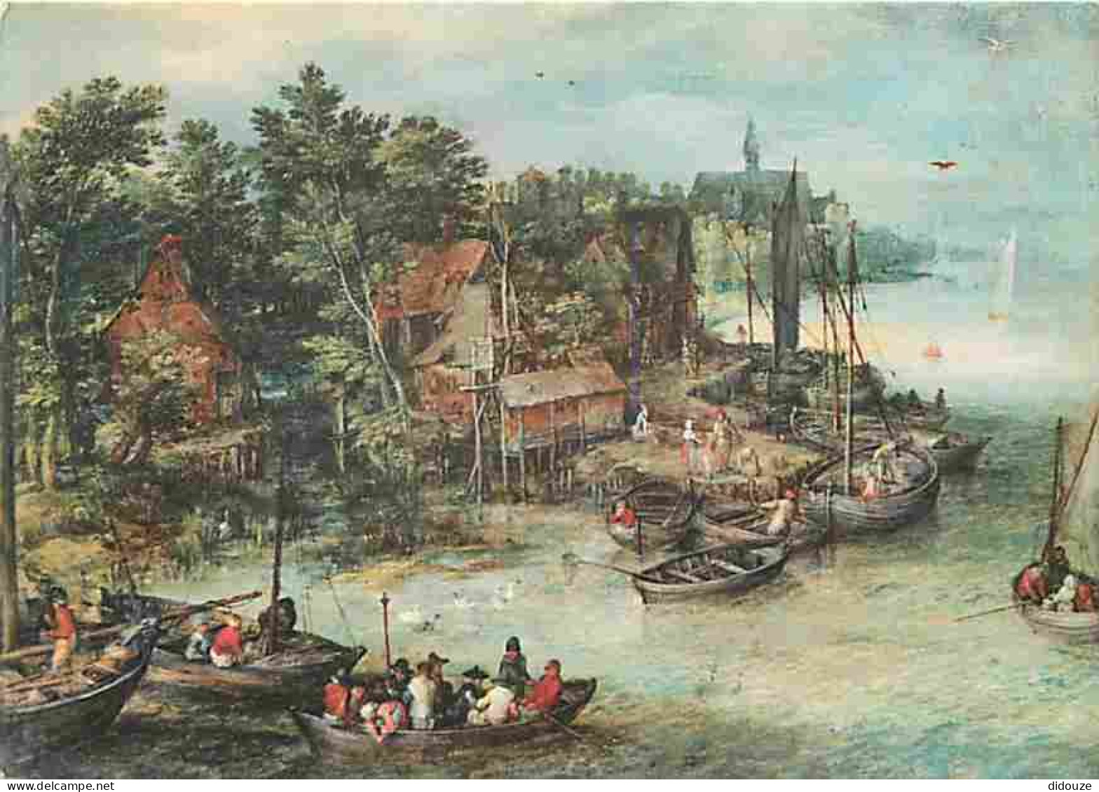 Art - Peinture - Jan Brueghel - La Plage - CPM - Voir Scans Recto-Verso - Malerei & Gemälde