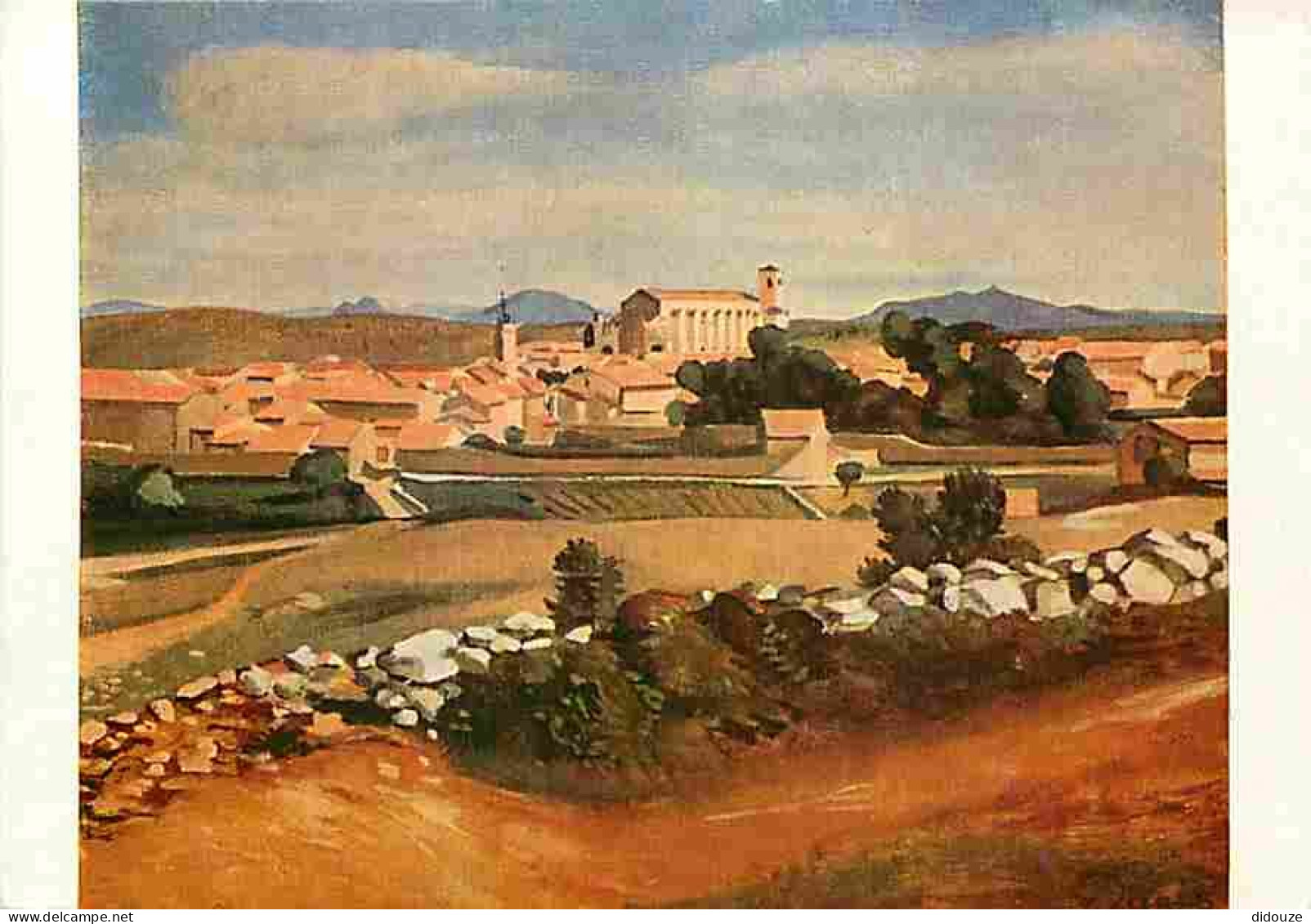 Art - Peinture - André Derain - Vue De Saint Maximin - CPM - Voir Scans Recto-Verso - Malerei & Gemälde