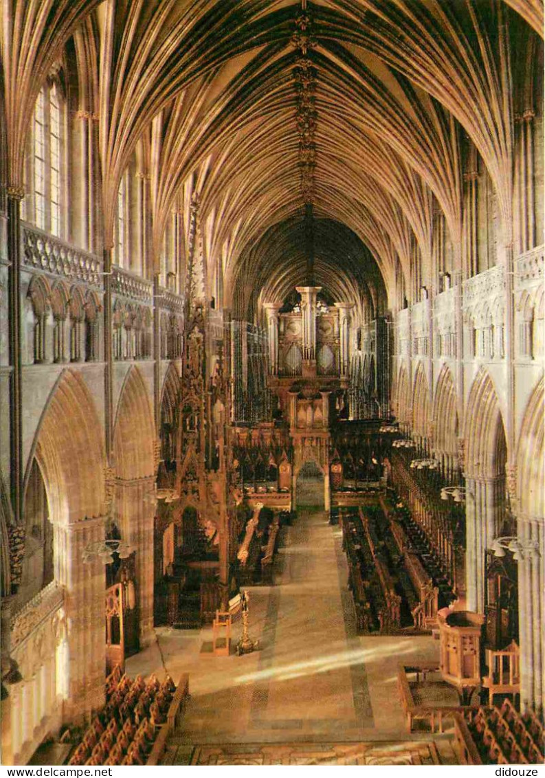 Angleterre - Exeter - Cathedral - Cathédrale - Quire From East Window - Devon - England - Royaume Uni - UK - United King - Exeter