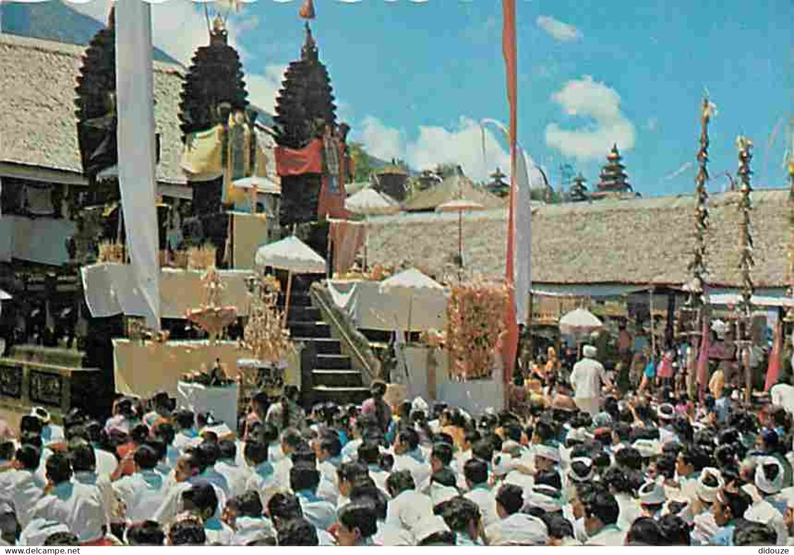 Indonésie - Bali - Religious Ceremony At Temple Besakih - Carte Neuve - CPM - Voir Scans Recto-Verso - Indien