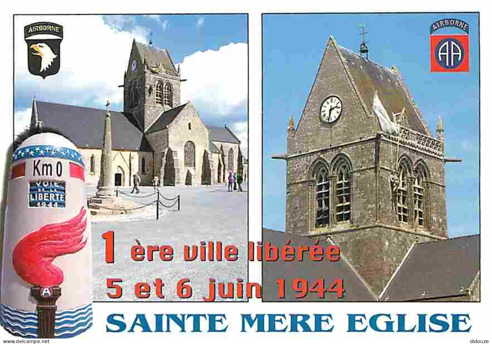 50 - Sainte Mère Eglise - Multivues - Blasons - Carte Neuve - CPM - Voir Scans Recto-Verso - Sainte Mère Eglise