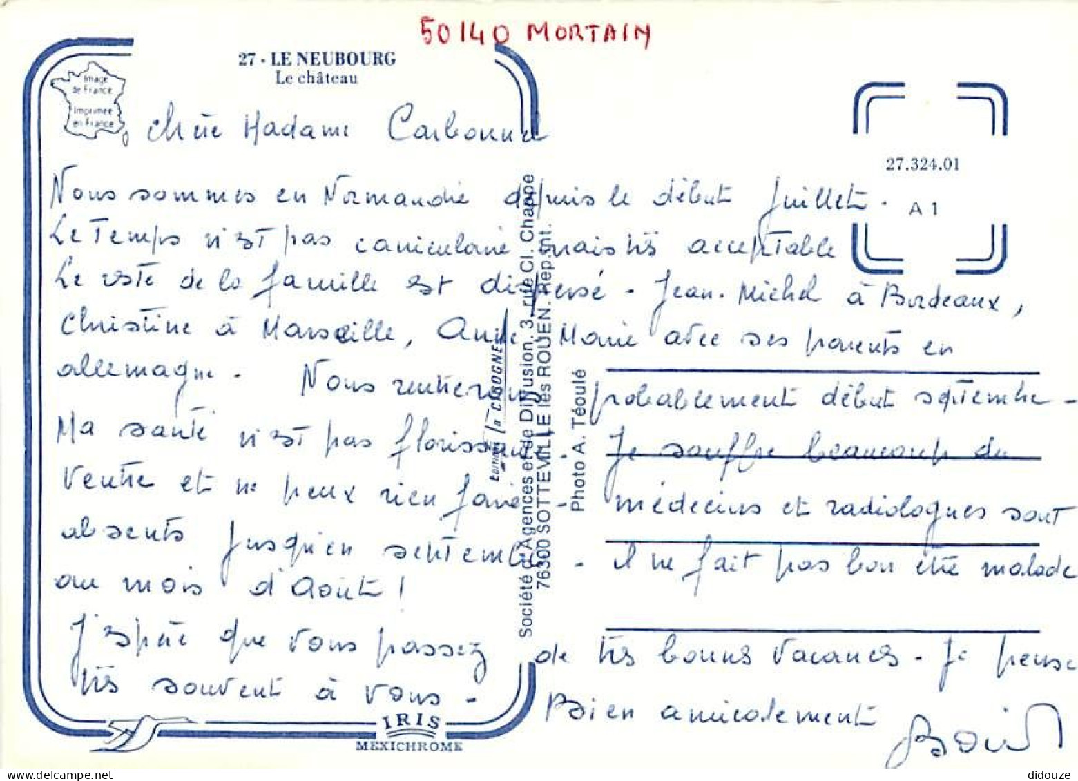 27 - Le Neubourg - Le Château - Pommier - CPM - Voir Scans Recto-Verso - Le Neubourg