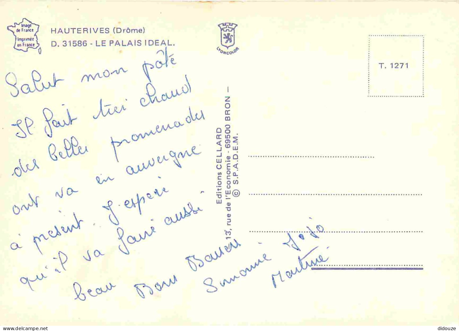 26 - Hauterives -  Le Palais Idéal - Oeuvre Du Facteur Ferdinand Cheval - Multivues - CPM - Voir Scans Recto-Verso - Hauterives