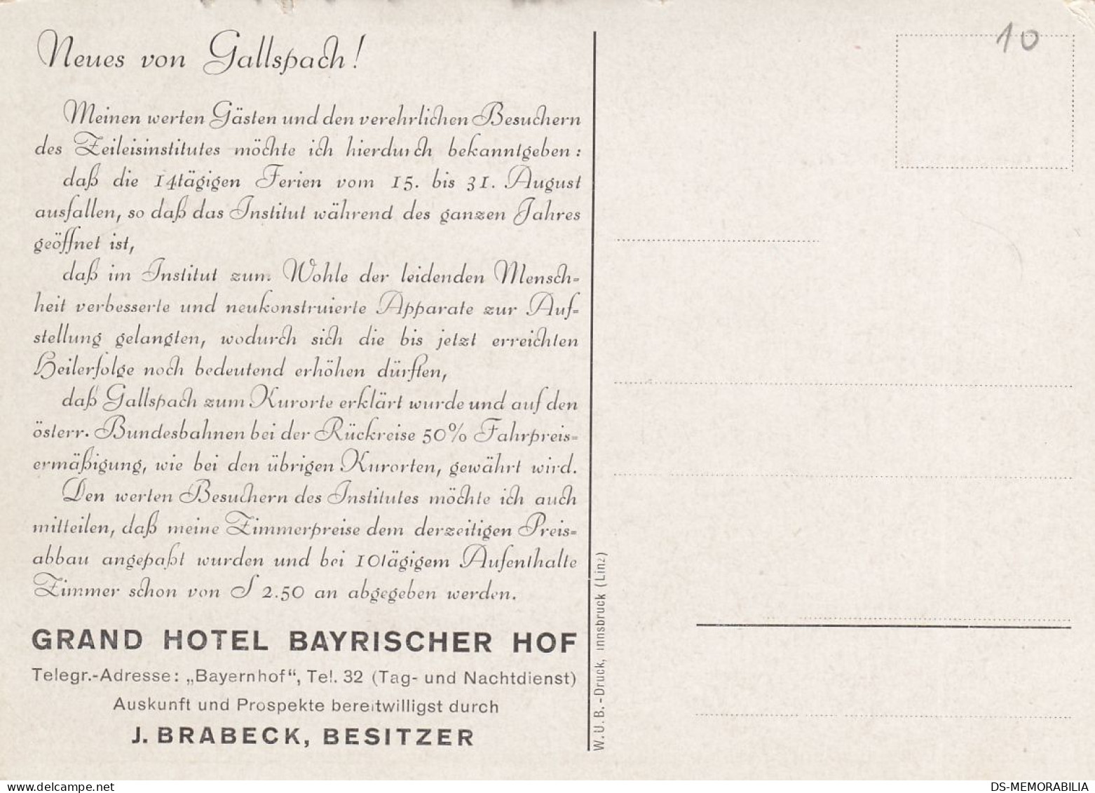 Gallspach - Grand Hotel Bayrischer Hof - Gallspach