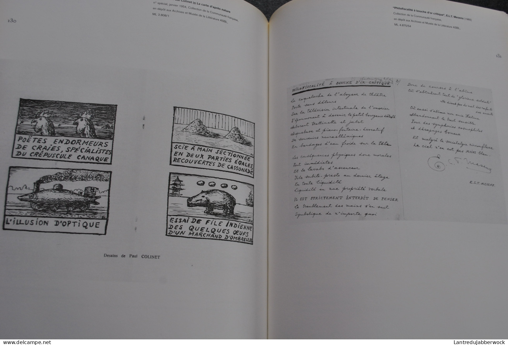 Magritte en Compagnie Du bon usage de l'irrévérence Catalogue d'exposition 1997 Michaux Broodthaers Verheggen de Duve