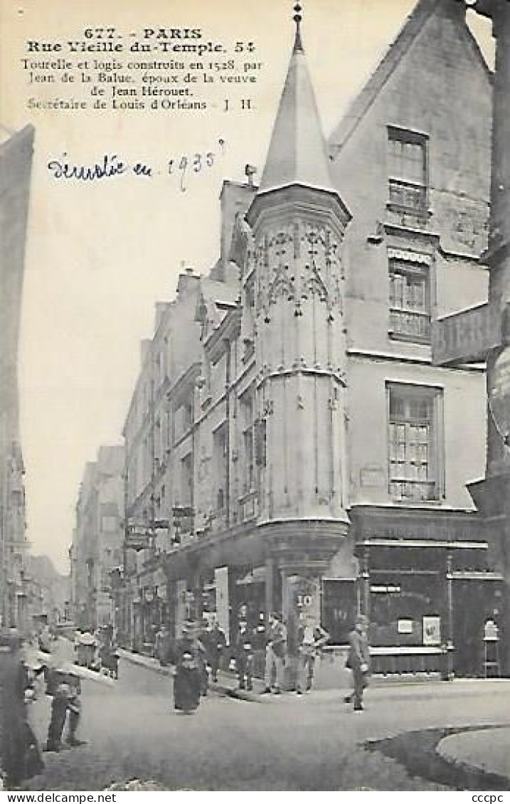 CPA Paris 03 Rue Vieille Du Temple - Arrondissement: 03