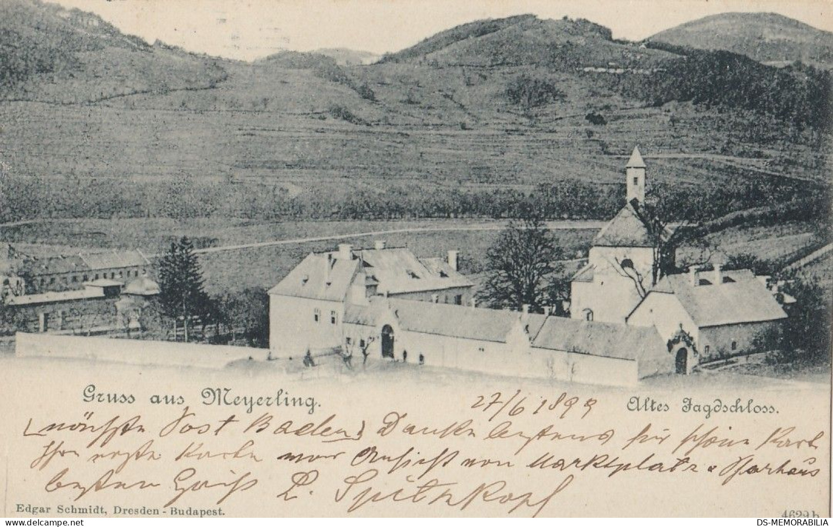 Meyerling - Altes Jagdschloss 1899 - Heiligenkreuz