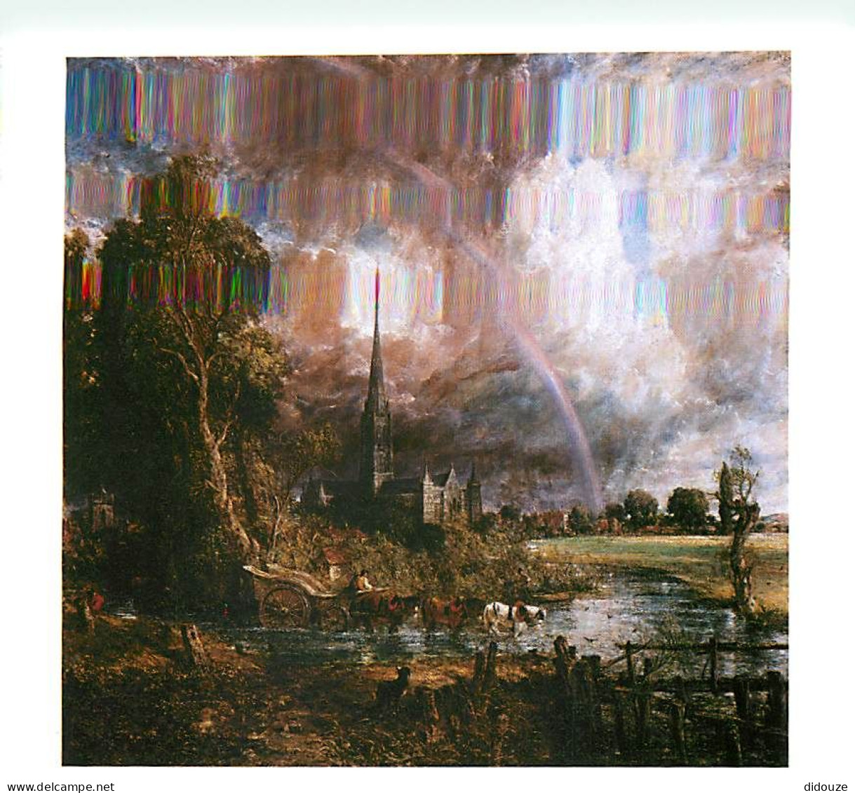 Art - Peinture - John Constable - Salisbury Cathedral From The Meadows - Carte Neuve - CPM - Voir Scans Recto-Verso - Malerei & Gemälde