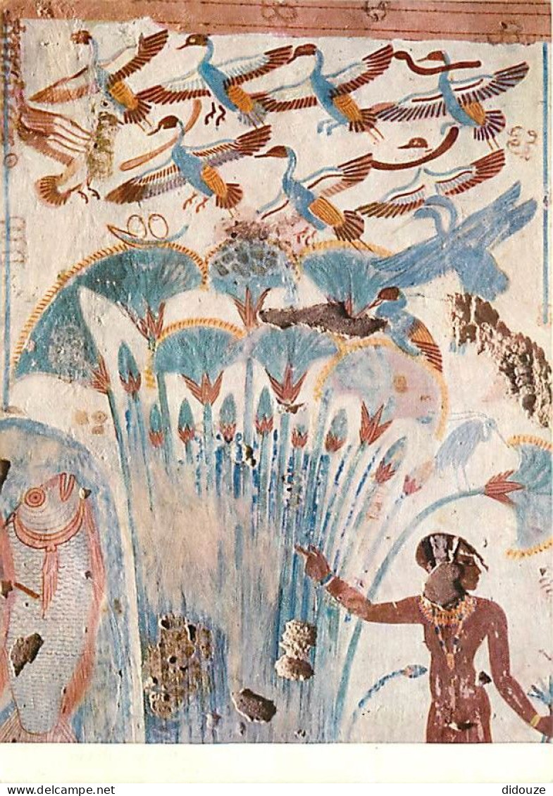 Art - Peinture Antique - Egypte - Aus Dem Grabe Des Hatemhab - General Anter Konig Thutmosis IV In Theben - Detail Aus D - Antike