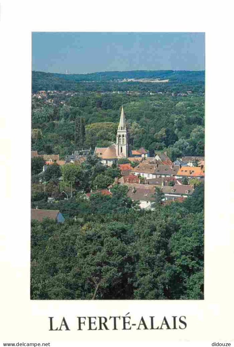 91 - La Ferté Alais - Vue Générale - Vue De La Ville Depuis La Sablière - CPM - Carte Neuve - Voir Scans Recto-Verso - La Ferte Alais