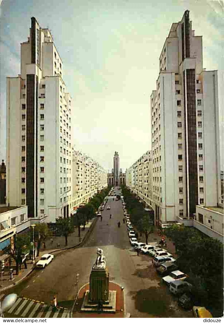 69 - Villeurbanne - Les Tours Des Gratte-Ciel Et L'avenue H Barbusse - Flamme Postale Festival De Lyon 1971 - CPM - Voir - Villeurbanne