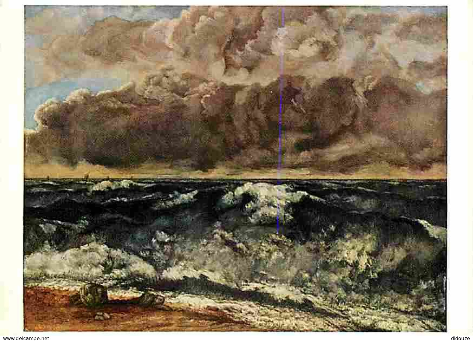 Art - Peinture - Gustave Courbet - Die Welle - CPM - Voir Scans Recto-Verso - Malerei & Gemälde