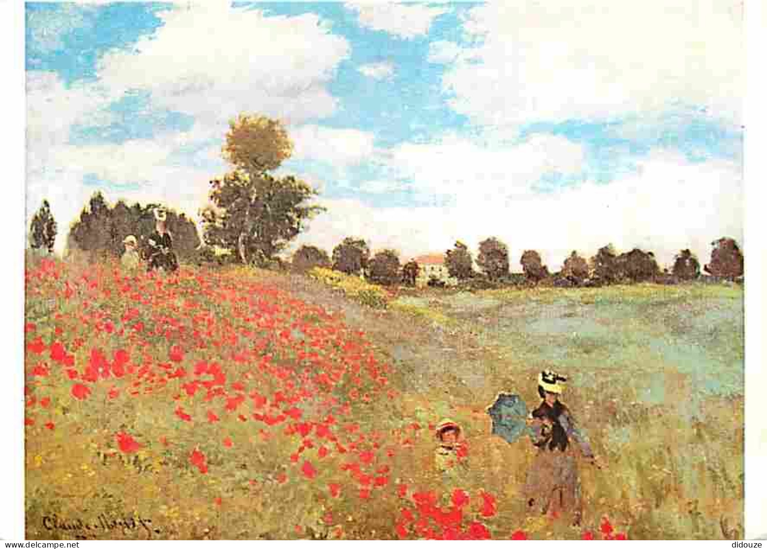 Art - Peinture - Claude Monet - Les Coquelicots - 1873 - CPM - Voir Scans Recto-Verso - Malerei & Gemälde