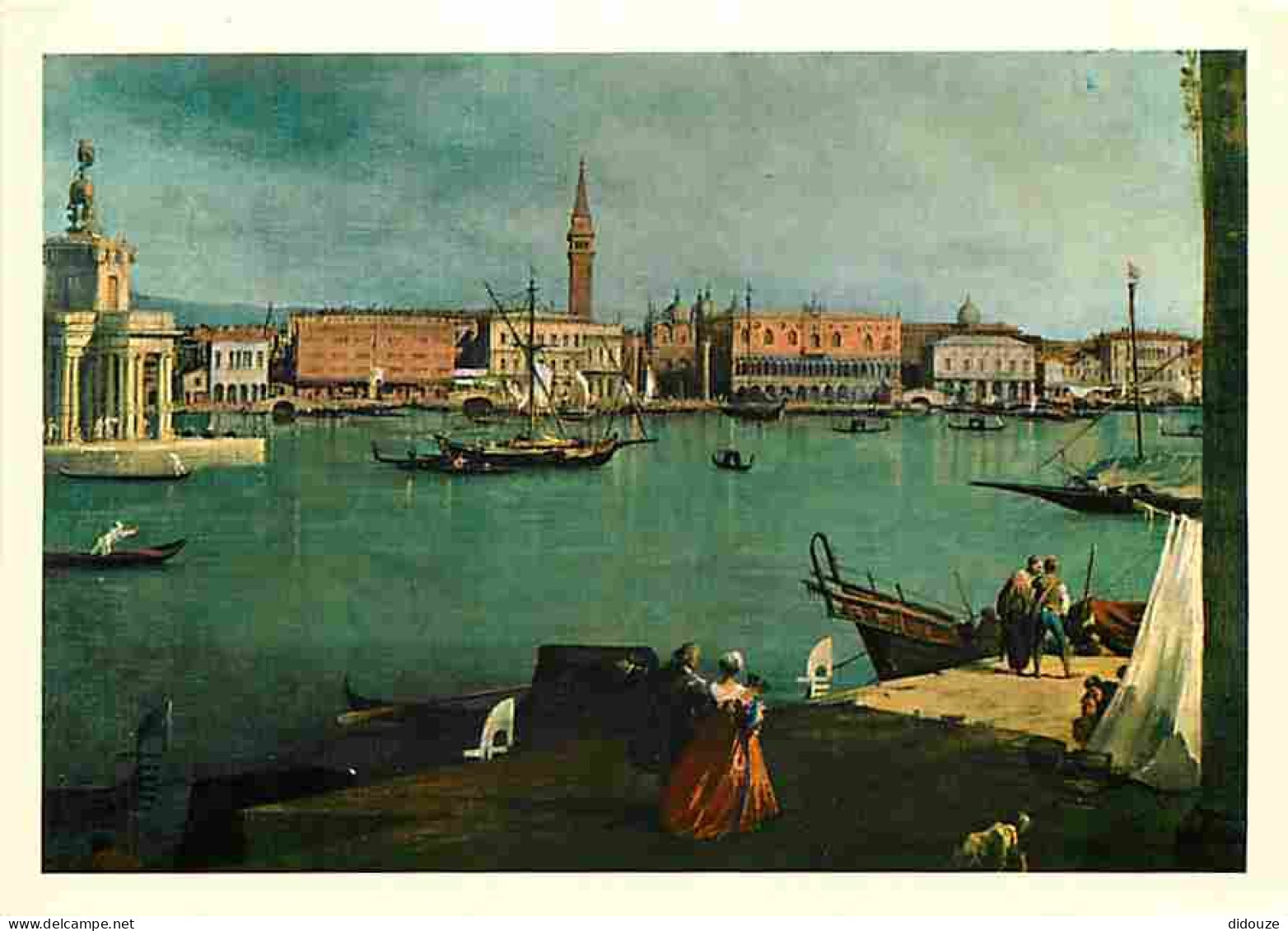 Art - Peinture - Canaletto - Venise - La Cuvette De St Marc Vue De La Punta Della Giudecca - CPM - Voir Scans Recto-Vers - Malerei & Gemälde