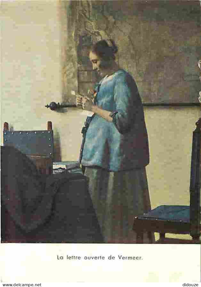 Art - Peinture - Vermeer - CPM - Voir Scans Recto-Verso - Malerei & Gemälde