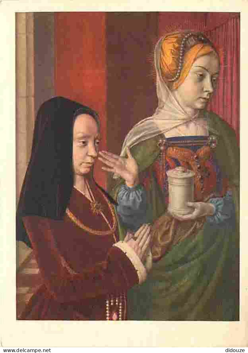 Art - Peinture - Le Maitre De Moulins - Sainte Marie Madeleine Et Une Donatrice - CPM - Voir Scans Recto-Verso - Malerei & Gemälde