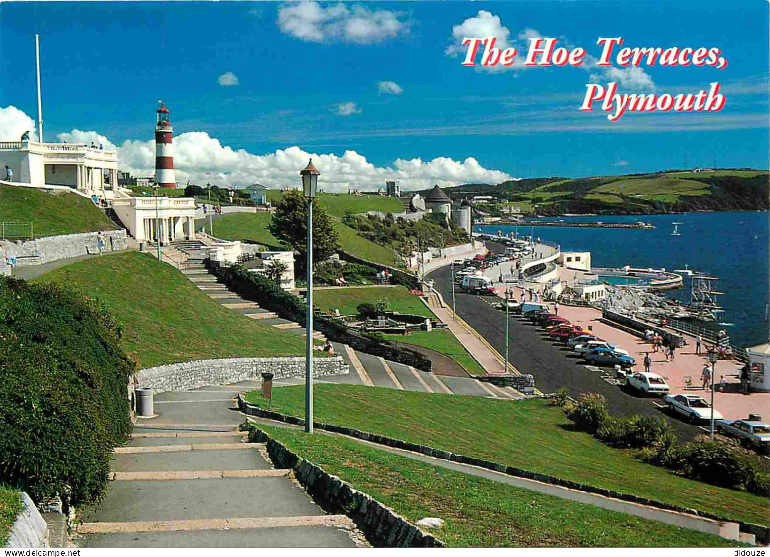 Angleterre - Plymouth - The Hoe Terraces - Automobiles - Devon - England - Royaume Uni - UK - United Kingdom - CPM - Car - Plymouth