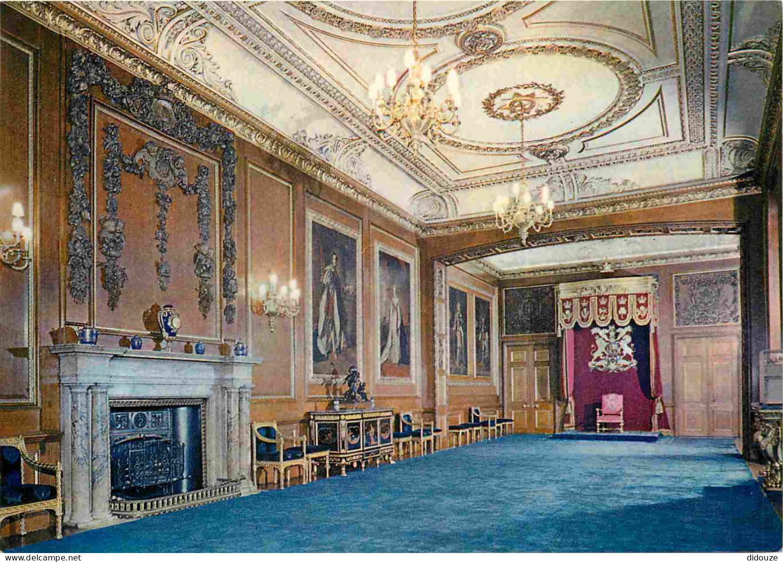 Angleterre - Windsor Castle - The Garter Throne Room - Intérieur Du Château De Windsor - Berkshire - England - Royaume U - Windsor Castle