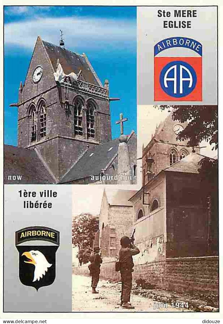 50 - Sainte Mère Eglise - Multivues - Blasons - Soldats - Militaria - Carte Neuve - CPM - Voir Scans Recto-Verso - Sainte Mère Eglise