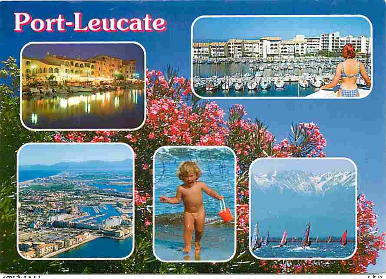 11 - Leucate - Port Leucate - Multivues - Fleurs - Enfants - CPM - Voir Scans Recto-Verso - Leucate