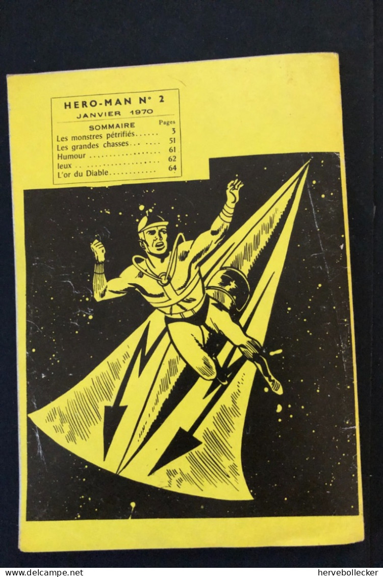 Héros -Man L'inexorable - Lutèce - N° 2 - 1970 - Sonstige & Ohne Zuordnung