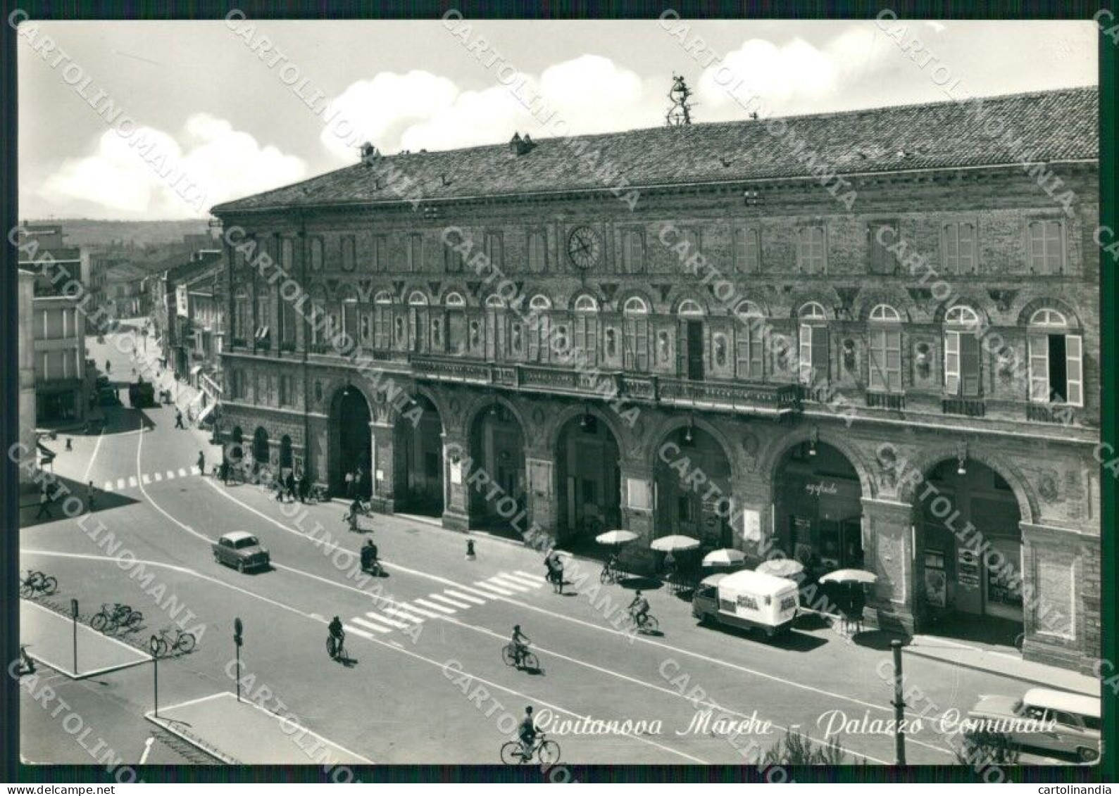 Macerata Civitanova Marche Auto Comune Foto FG Cartolina KF1851 - Macerata