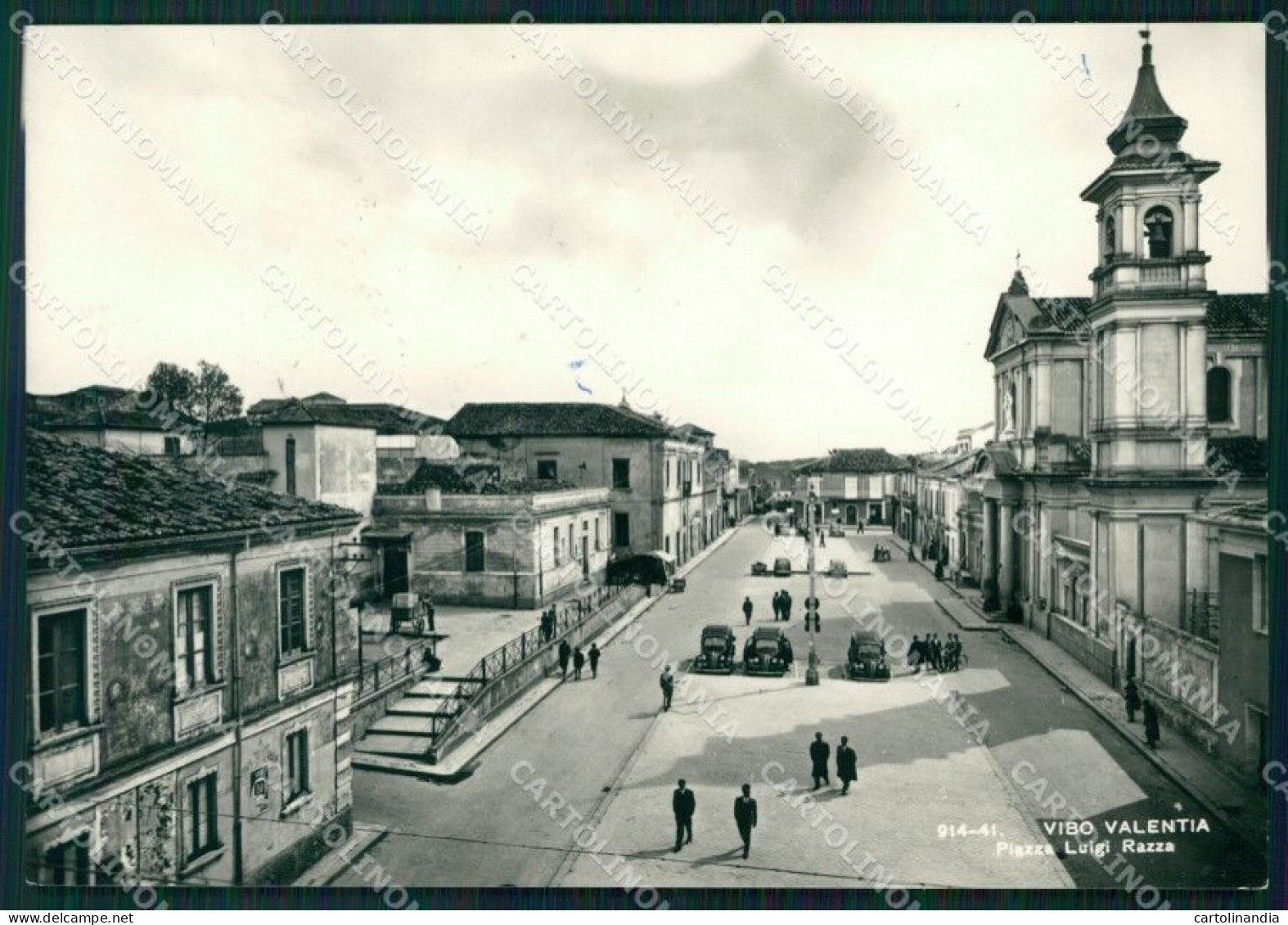 Vibo Valentia Città Auto Foto FG Cartolina KF1884 - Vibo Valentia